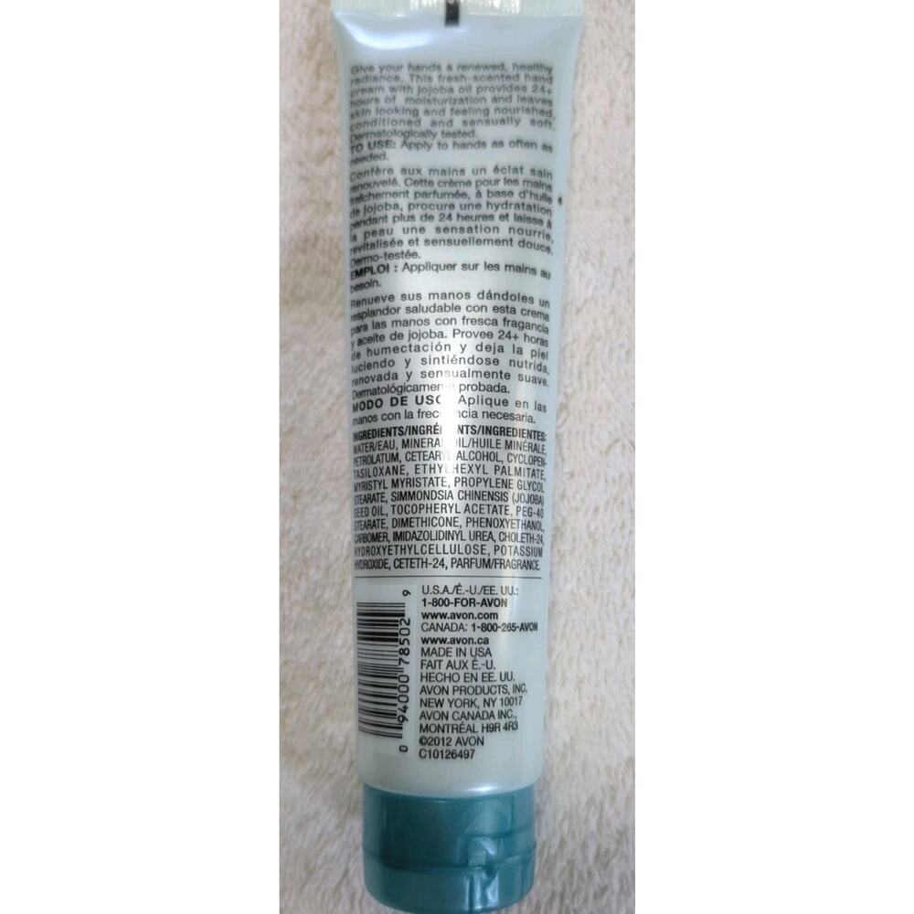 Avon SSS Skin So Soft ORIGINAL+Jojoba Replenishing Hand Cream 3.4 oz .Free Ship - Picture 2 of 5